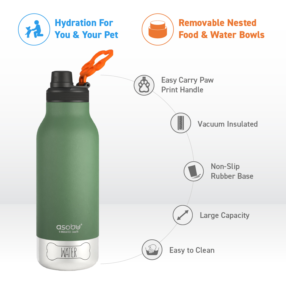 Green Barky Bottle