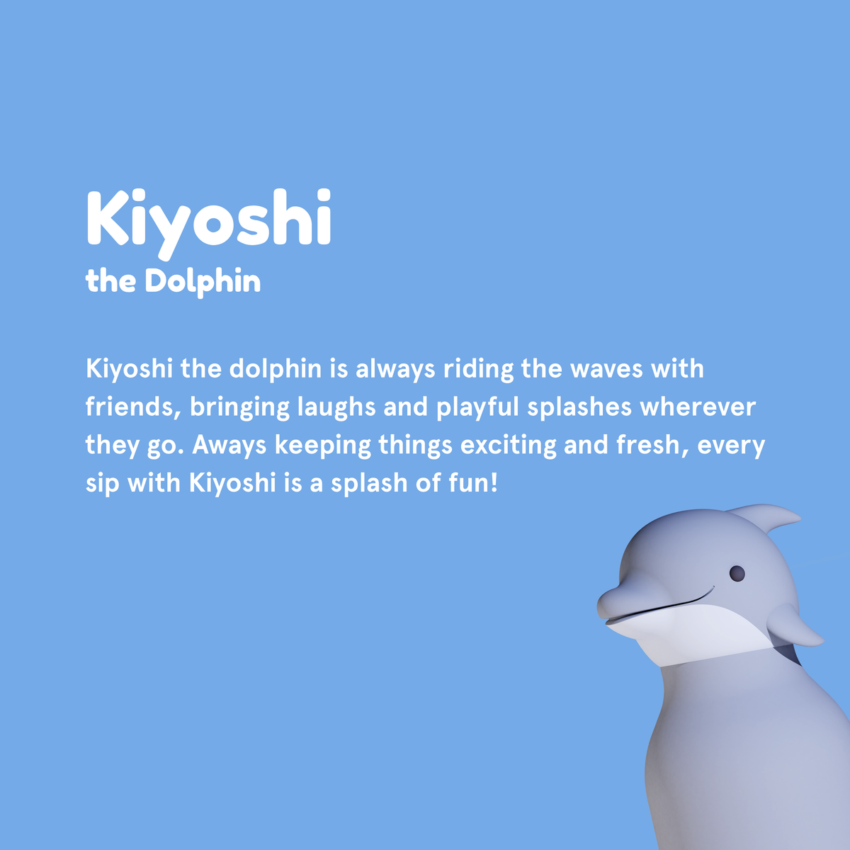 Dolphin Bestie Bottle