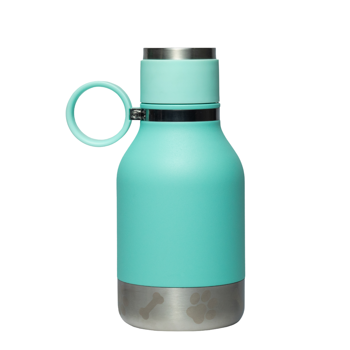 Teal Dog Bowl Bottle