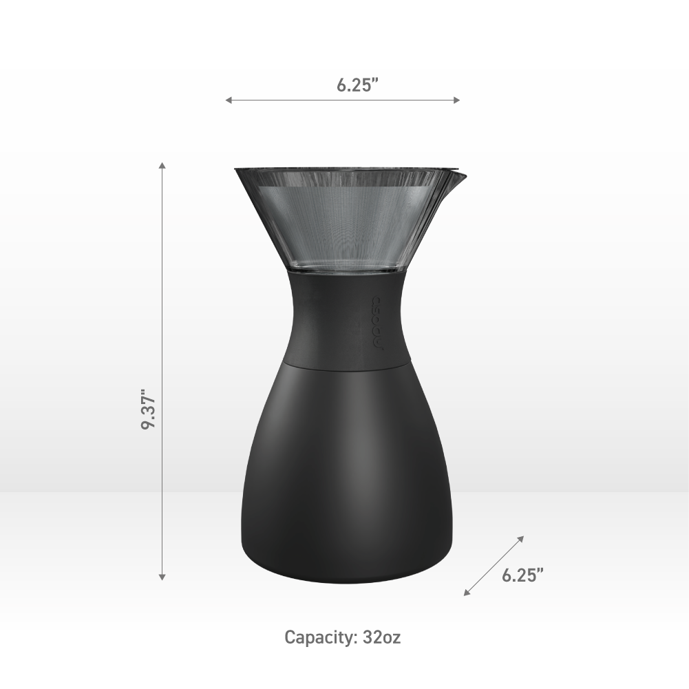 Teal Pour Over Coffee Maker